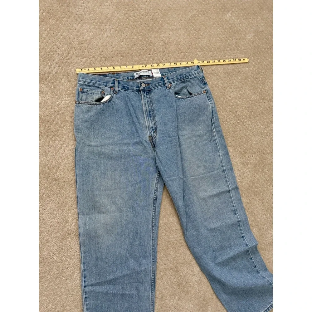 LEVI'S 550 Men's Blue Straight Relaxed Fit Comfort Denim Jeans-Size‎ 40 X 32